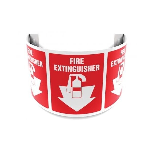 Accuform 180D PROJECTION SIGN FIRE EXTINGUISHER PSJ111 PSJ111 - main
